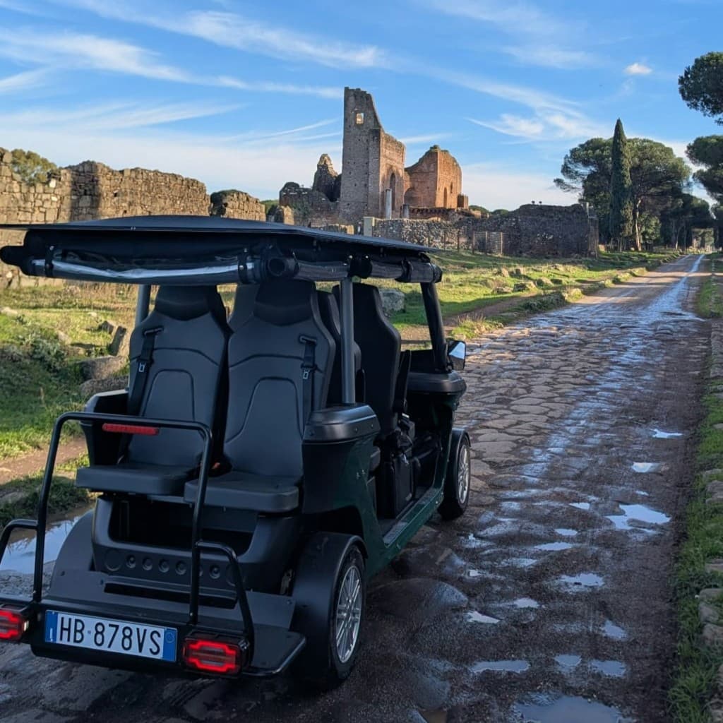 Appian Way: Shared Golf Cart Guided Tour