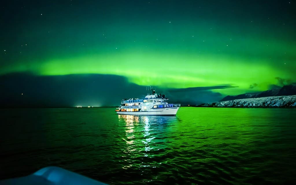 From Reykjavik: Northern Lights Sightseeing Cruise
(Northern Lights Cruise with Backup Plan)