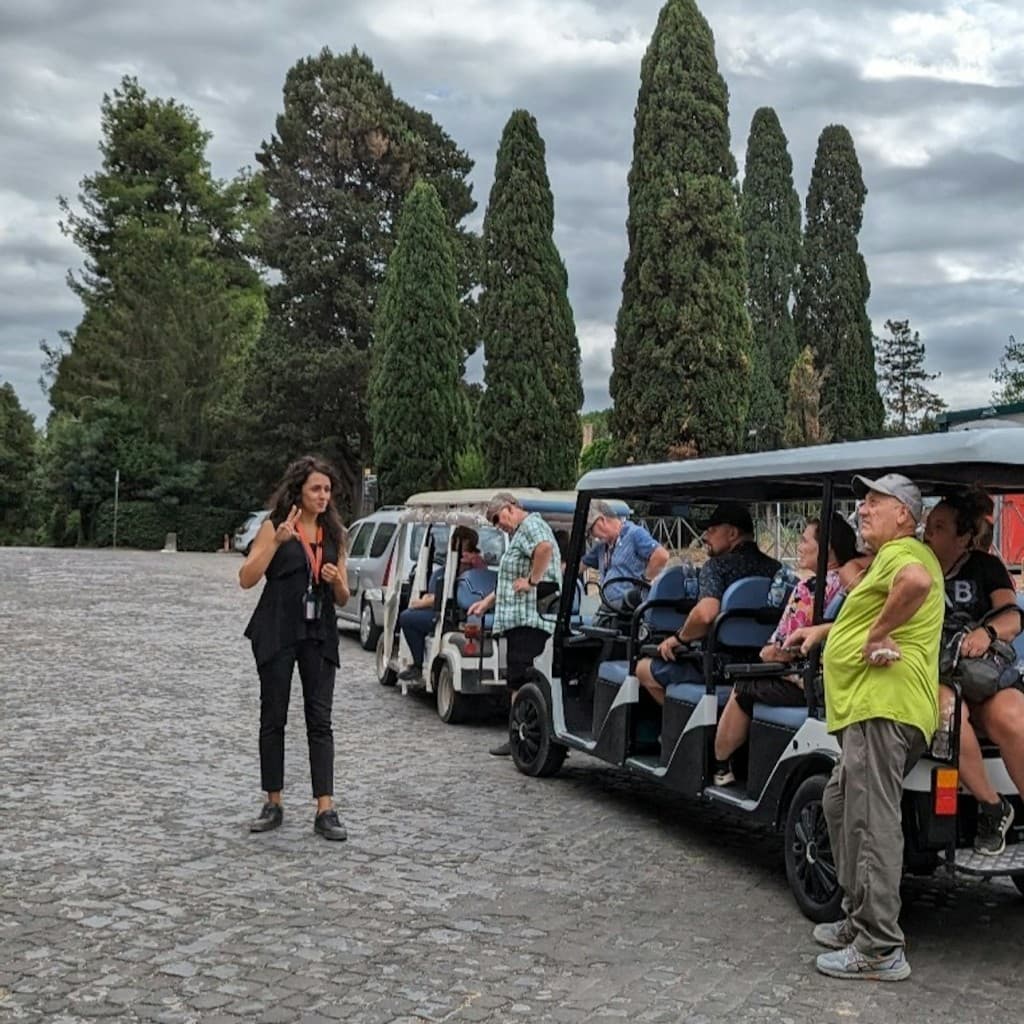 Rome: Appian Way Golf Cart Charter with Driver