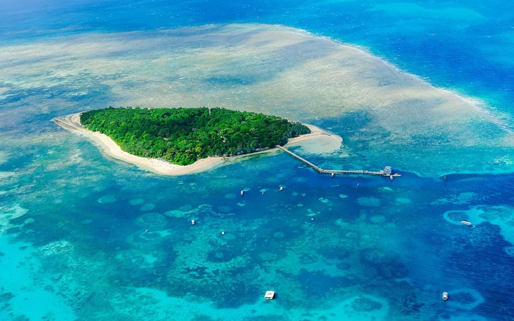 From Cairns: Outer Great Barrier Reef 40‑Minute Scenic Flight (40 minutes scenic flight )