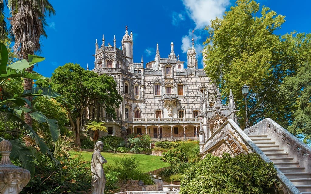 From Lisbon: Sintra, Pena Palace, Cabo da Roca, Cascais & Quinta de Regaleira Full-Day Trip (Portuguese Day Tour (No Entry Tickets))