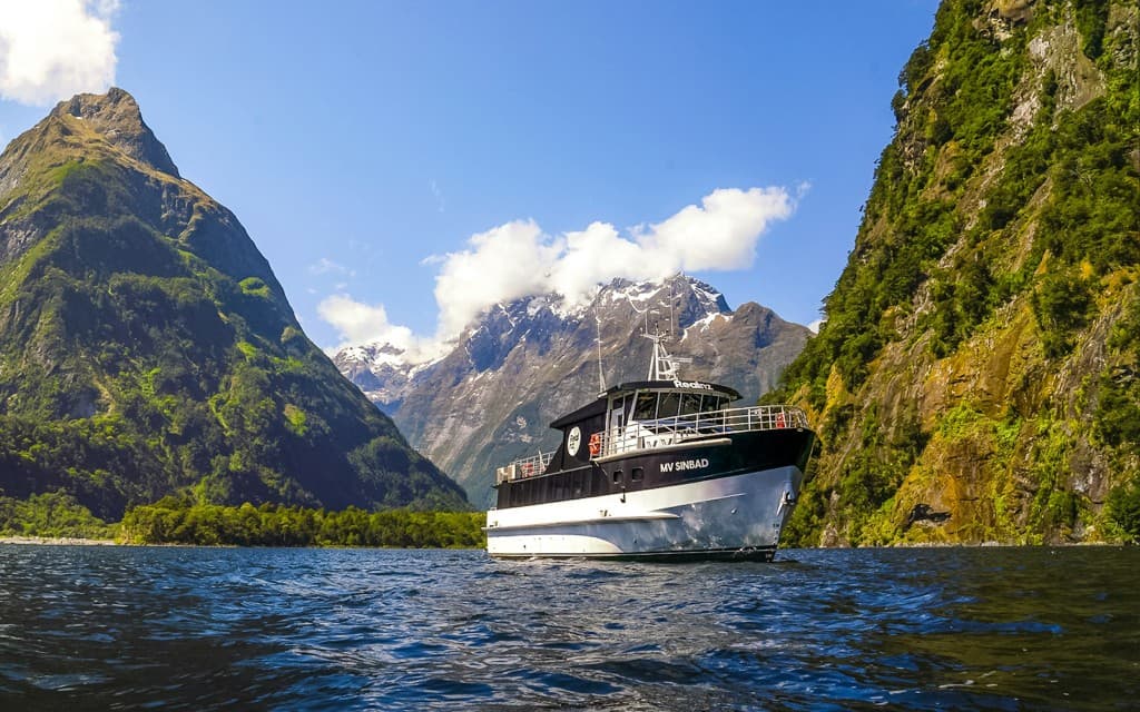 From Queenstown: Business Class Milford Sound Tour with Premium Cruise & Gourmet Lunch (Return by Fixed-Wing Flight: Luxury Tour & Cruise)